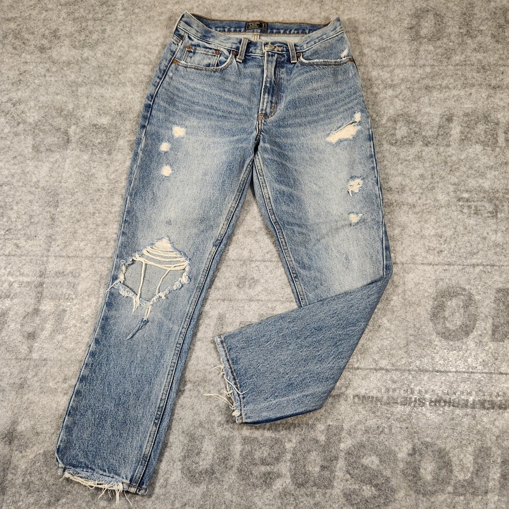 Abercrombie & Fitch "The 80s Mom" High-Rise Jeans — Curve Love, Size 26 / 2R